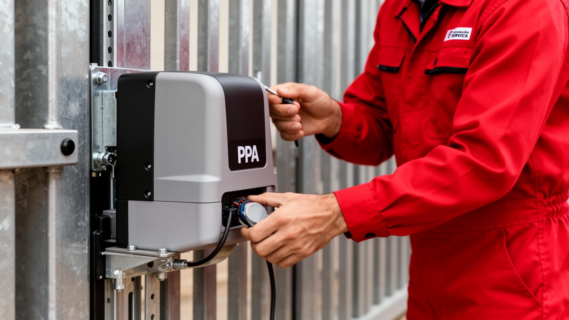 Instalação e manutenção de portões automáticos.